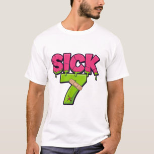 Sick Seven Meme Tee Six Seven Fun Wordplay Drip _2
