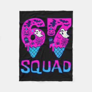 Sick Seven Meme Tee Six Seven Funny 67 Halloween S Fleece Blanket