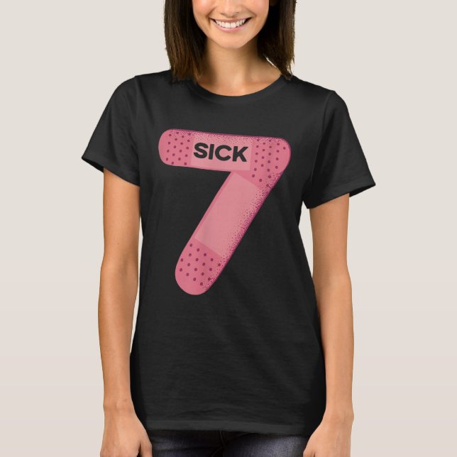 Sick Seven Meme Tee Six Seven Funny Wordplay  (Front)