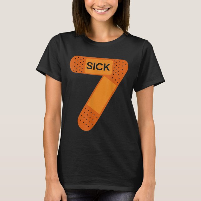Sick Seven Meme Tee Six Seven Funny Wordplay _1  (Front)
