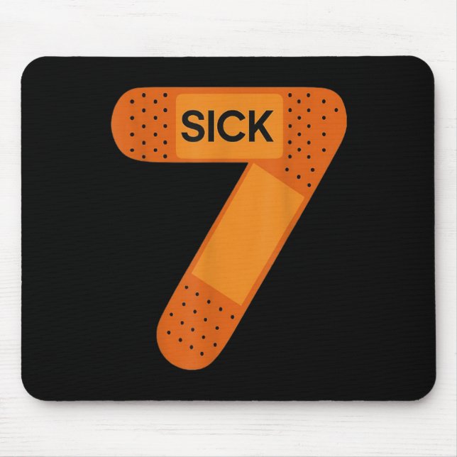 Sick Seven Meme Tee Six Seven Funny Wordplay _1  Mouse Pad (Front)