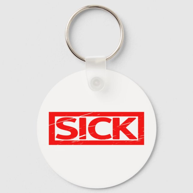 Sick Stamp Key Ring (Front)