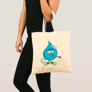 Sick Water Drop Tote Bag