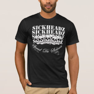 Sickheadz Dark Apparel Skull T T-Shirt