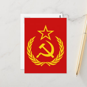 Sickle And Hammer, USSR, CCCP, Communism Postcard