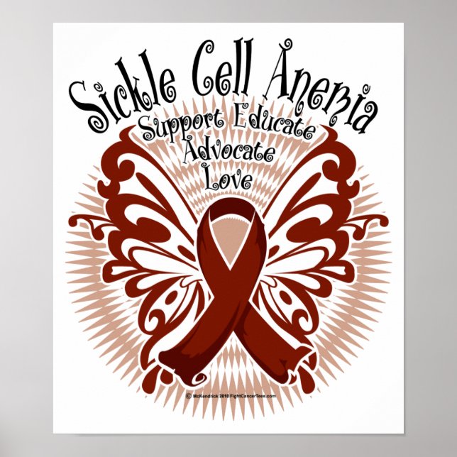 Sickle Cell Anaemia Butterfly 3 Poster (Front)