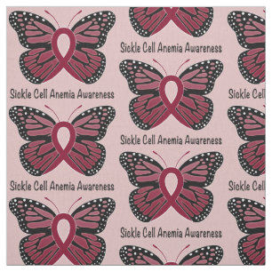 Sickle Cell Anaemia Butterfly of Hope Fabric
