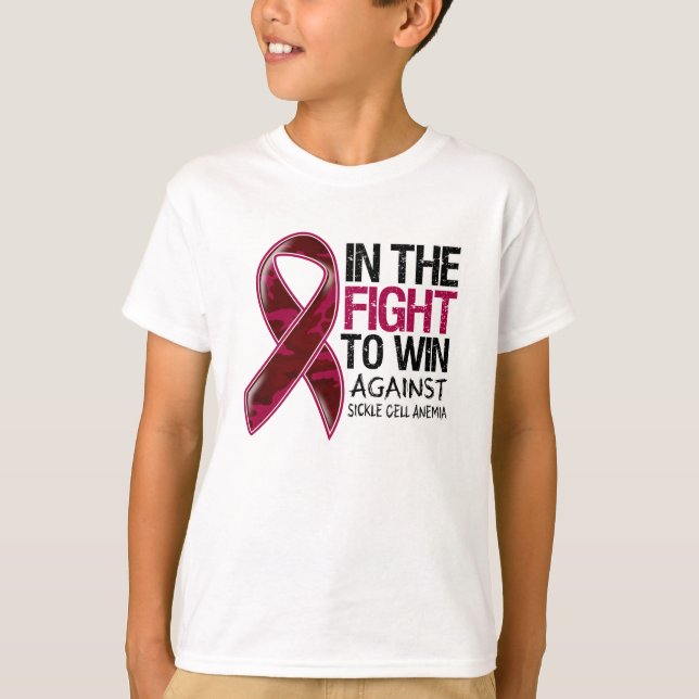 Sickle Cell Anaemia - Fight To Win T-Shirt (Front)