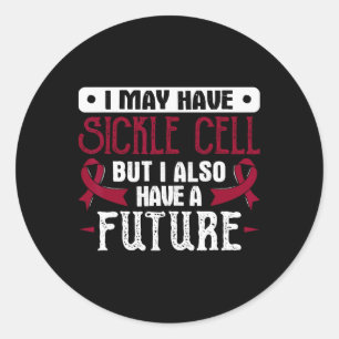 Sickle Cell Anaemia Gift Scd Awareness T Shirt Classic Round Sticker