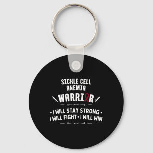 Sickle Cell Anaemia Warrior Fight Win Awareness Key Ring