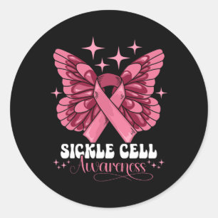 Sickle Cell Awareness 35 Classic Round Sticker