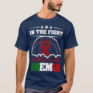 Sickle Cell Awareness  Anaemia Support Fight Win M T-Shirt