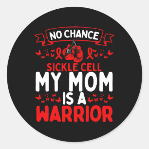 Sickle Cell Awareness Movement My Mum Is A Warrior Classic Round Sticker