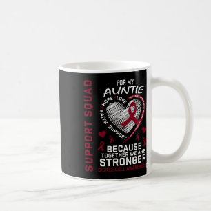 Sickle Cell Awareness Shirt Auntie Support Group S Coffee Mug