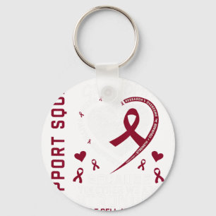 Sickle Cell Awareness Shirt Grandma Support Group Key Ring