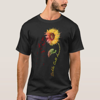 Sickle Cell Awareness Sunflower T-Shirt