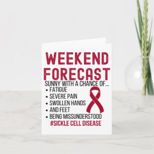 Sickle Cell Disease Awareness Day In The Life Card