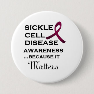 Sickle Cell Disease Support 7.5 Cm Round Badge