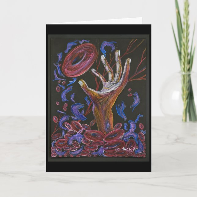 Sickle Cell Pain Awareness 3 Card (Front)