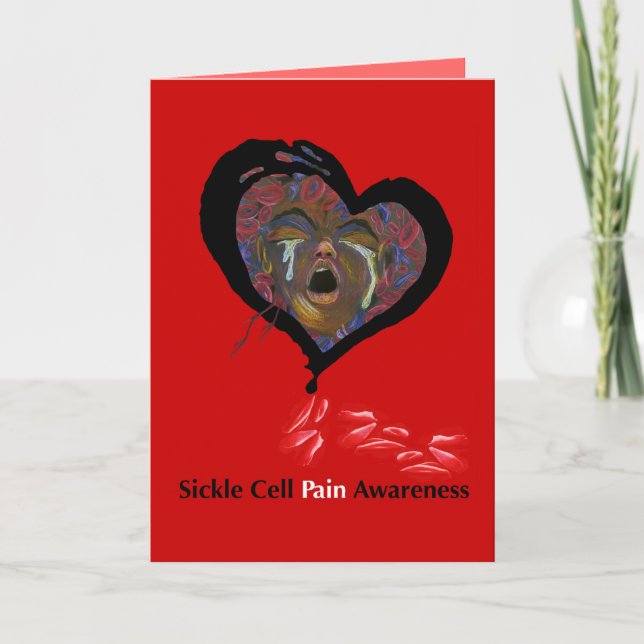 Sickle Cell PAIN Awareness Card (Front)