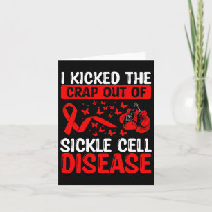 Sickle Cell Survivor Warrior Sickle Cell Disease A Card