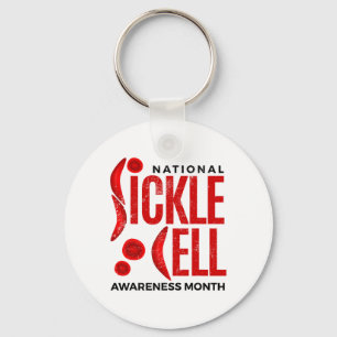 Sickle Cell Warrior Anaemia Sickle Cell Awareness Key Ring