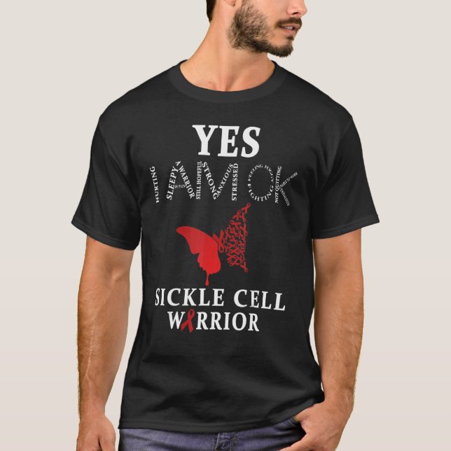 Sickle Cell Warrior Sickle Cell Awareness T-Shirt (Front)