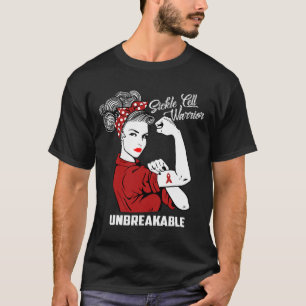 Sickle Cell Warrior Unbreakable Awareness Gift Shi T-Shirt