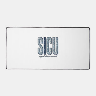 SICU Surgical Intensive Care Unit Vintage Shirt De Desk Mat