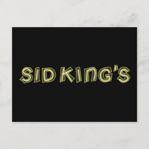 sid king's club postcard