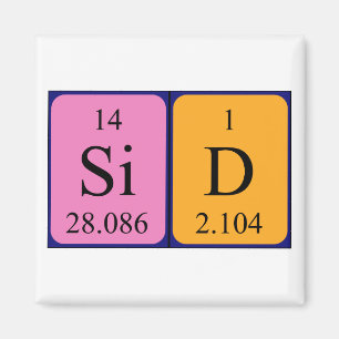 Sid periodic table name magnet