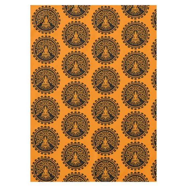 Siddhartha Gautama, Buddhist Art Tablecloth (Front)