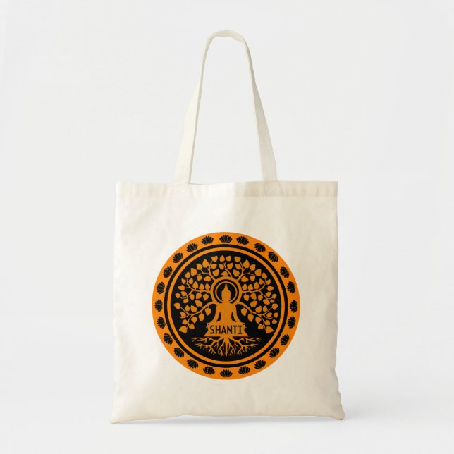 Siddhartha Gautama, Buddhist Art Tote Bag (Front)