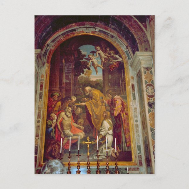 Side altar in St Peter's Basilica Postcard (Front)