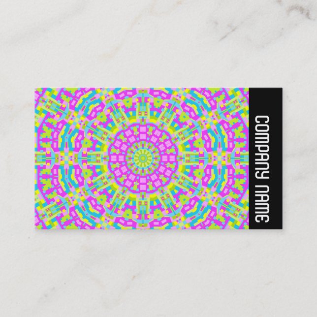 Side Band - Colourful Kaleidoscope 01 Business Card (Front)
