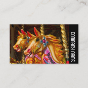 Side Band - Merry-go-round Horses Business Card