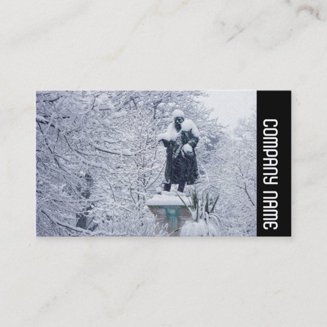 Side Band - Snow in the Park Business Card (Front)