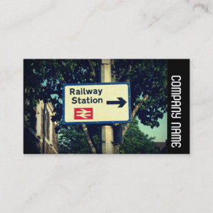 Side Band - Station Sign Business Card