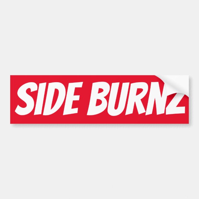 Side Burnz Bumper Sticker (Front)