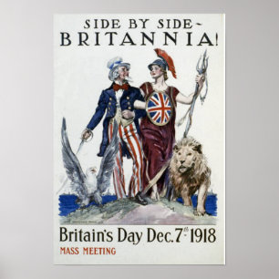 Side by side - Britannia! Britain's Day  Poster