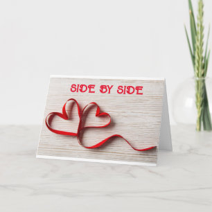 SIDE BY SIDE FOR ETERNITY-OUR "ANNIVERSARY" CARD