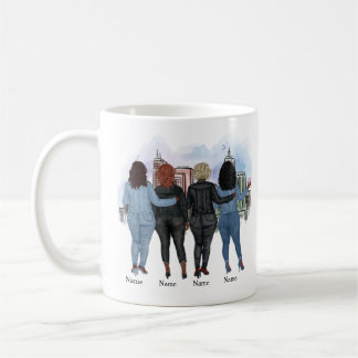 Side By Side Or Miles Apart Sisters Will Always Be Coffee Mug