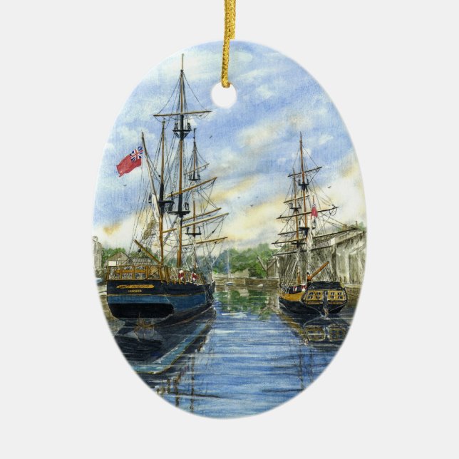 'Side by Side' Ornament (Front)