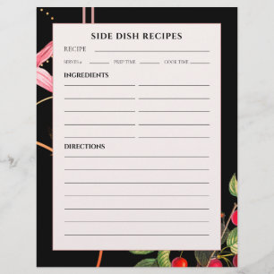 Side Dish Recipes Black Botanical Cherries