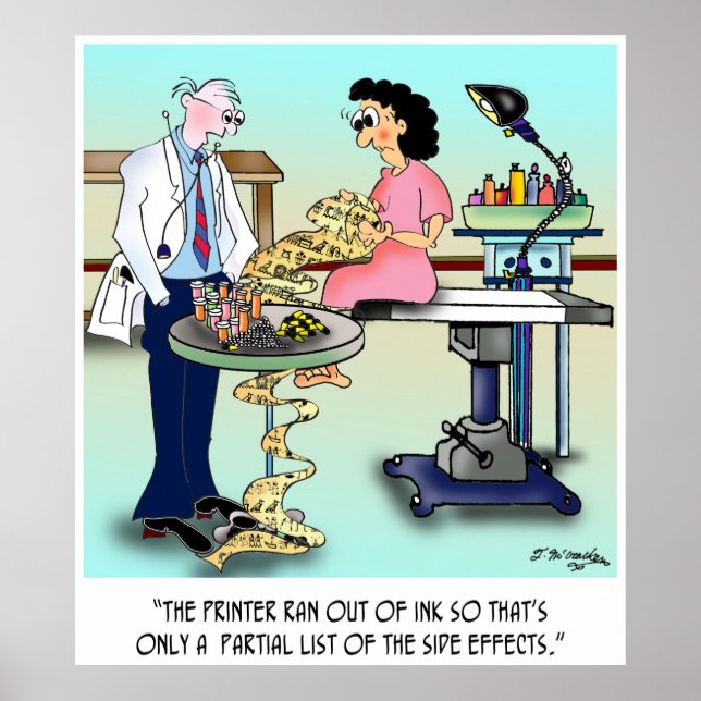 Side Effects Cartoon 9486 Poster (Front)