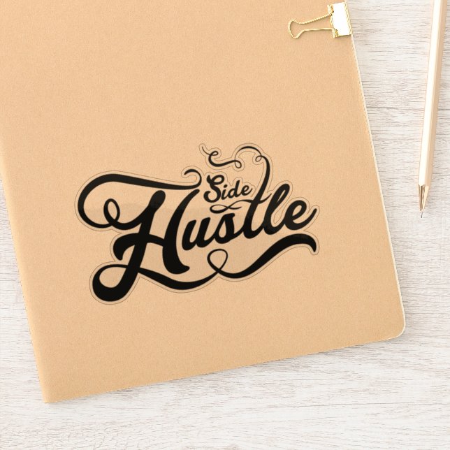 Side Hustle | Black | Clear (Notebook)