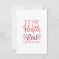 Side Hustle Thank You Cards