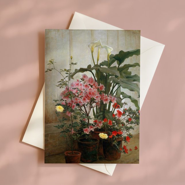 Side of a Greenhouse | George Cochran Lambdin Card (Creator Uploaded)