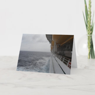 Side of Moving Cruise Ship Photo and Card by Lore