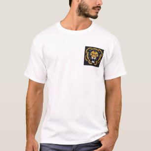 Side of Strength: BlackFull T-Shirt with Lion Face